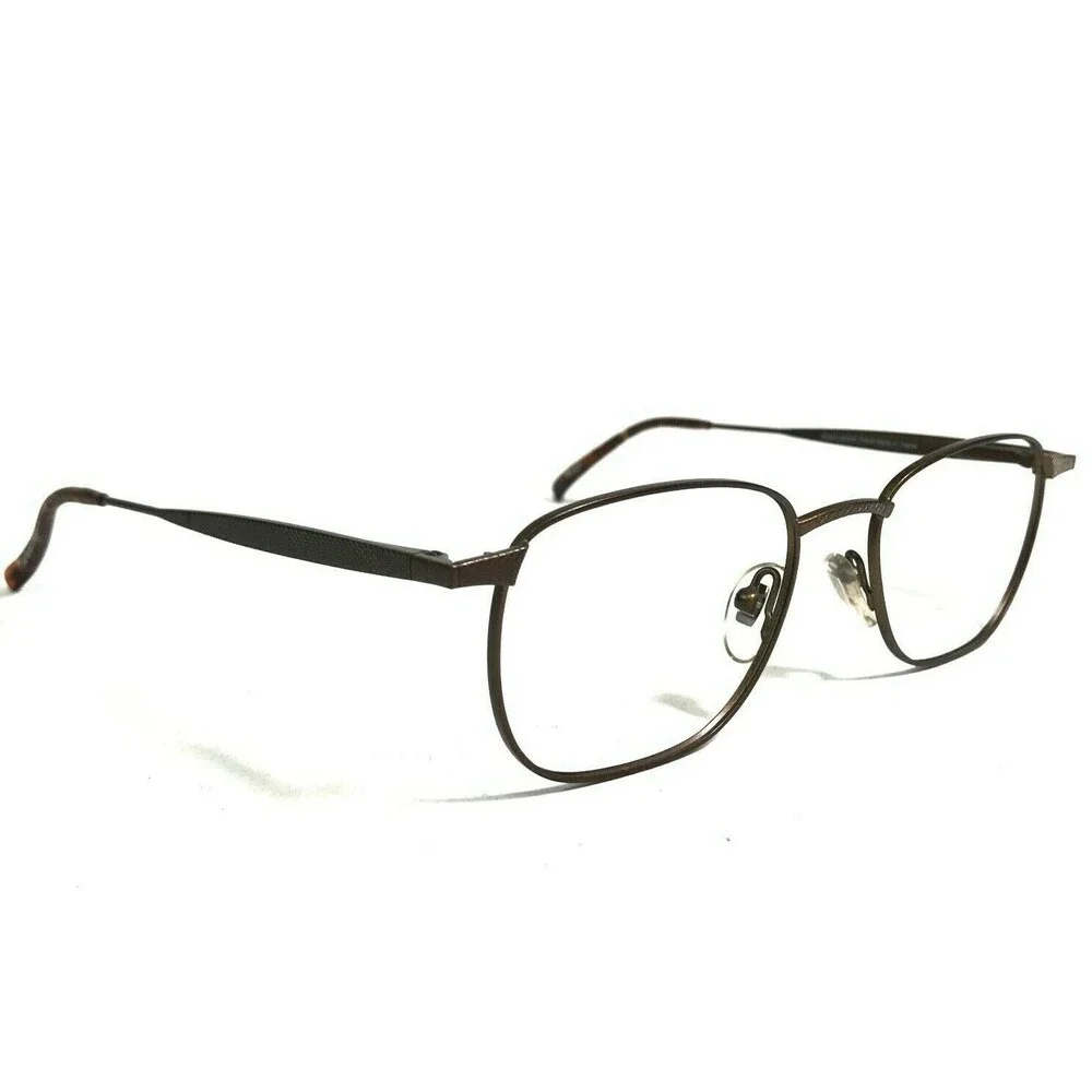 Jean Lafont METHODE 49 Eyeglasses Frames Brown Round Full Wire Rim 50-18-135